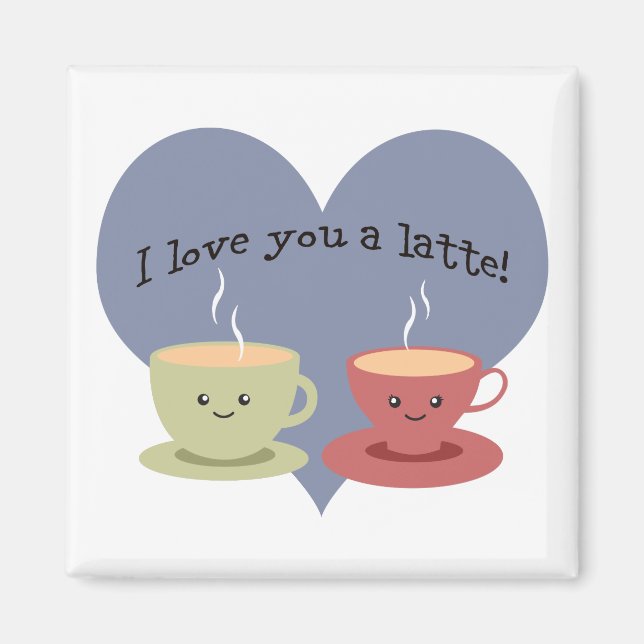 Íman Eu te amo um café da manhã! (Frente)