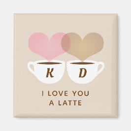 Íman Eu Te Amo Um Café De Iniciais De Monograma Persona