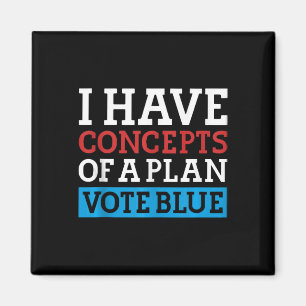 Íman Eu Tenho Conceitos De Um Plano De Votação Blue Kam