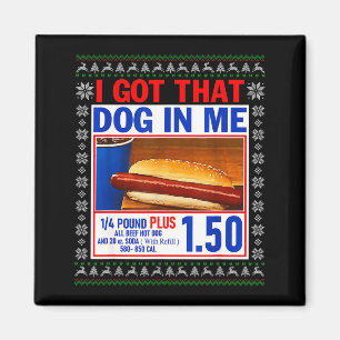 Íman Eu Tenho Esse Cachorro Em Mim Camiseta De Natal Fe