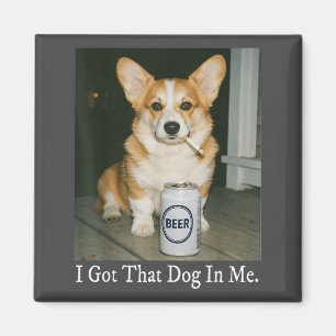 Íman Eu Tenho Esse Cachorro Em Mim, Corgi Engraçado Beb