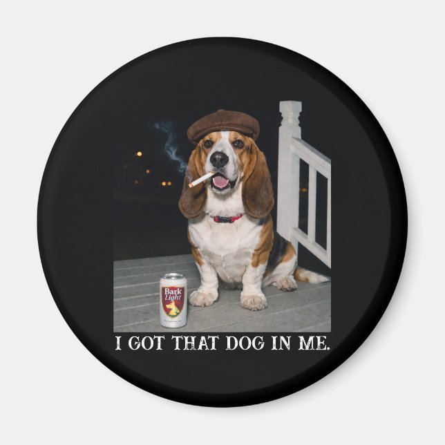 Íman Eu Tenho Esse Cachorro Em Mim, Ideia Engraçada de  (Frente)