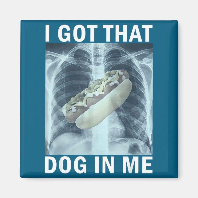Íman Eu Tenho Esse Cachorro Em Mim Meme de Raio-X de Ca (Frente)