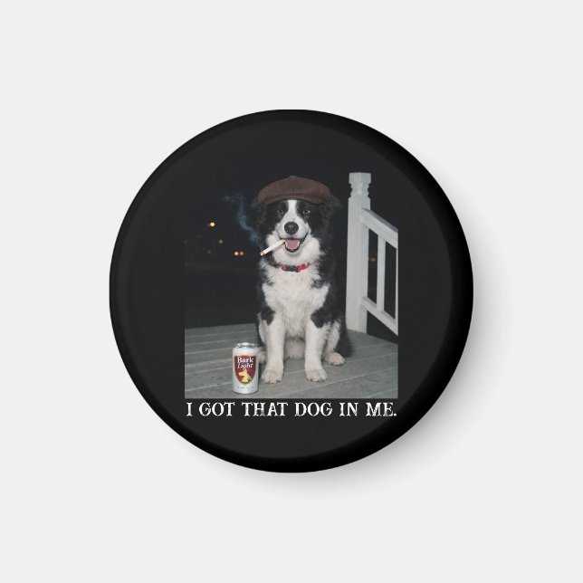 Íman Eu Tenho Esse Cachorro Em Mim, Piada Engraçada do  (Frente)