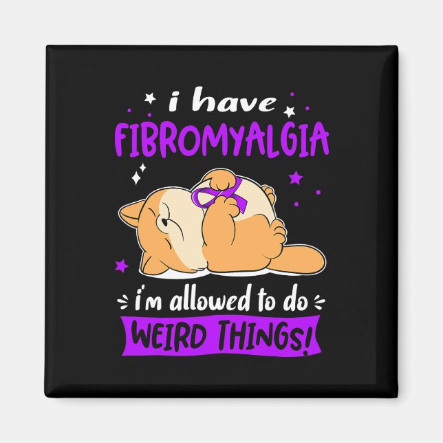 Íman Eu Tenho Fibromialgia Eu Estou Autorizado A Fazer  (Frente)