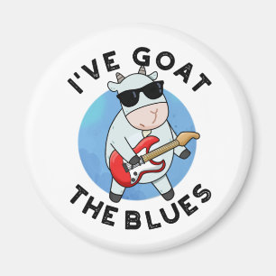 Íman Eu tenho ido ao Blues Cute Animal Pun