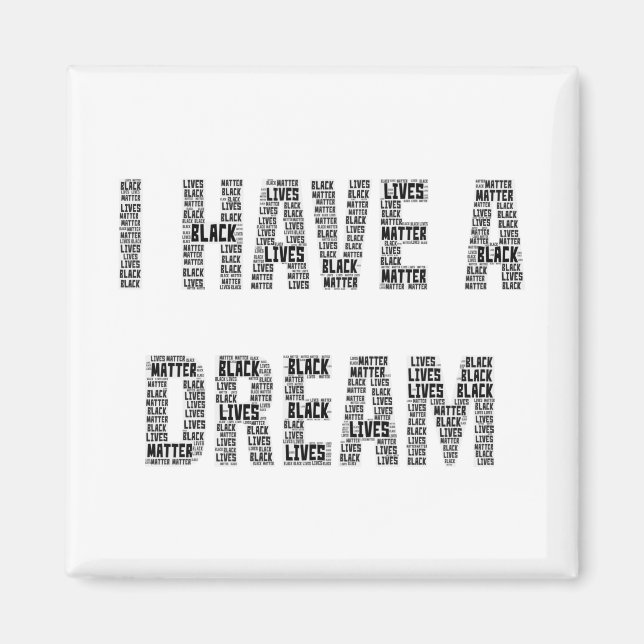 Íman Eu tenho um sonho de vida negra (Frente)