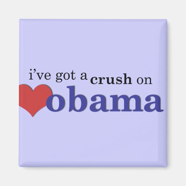 Íman Eu tenho uma queda por Obama (Frente)