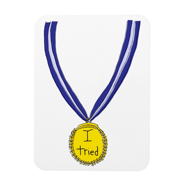 Íman Eu Tentei Medalha (Vertical)