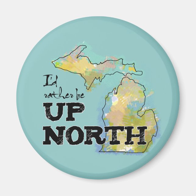 Íman Eu teria preferencialmentes no norte do Michigan (Frente)