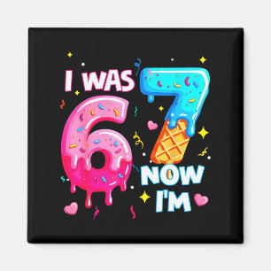 Íman Eu tinha 6 anos agora tenho 7 7º aniversário Sorve