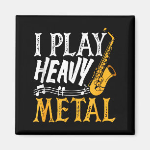 Íman Eu To Co Saxofone Heavy Metal Saxofonista