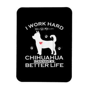Íman Eu Trabalho Duro Para Que Meu Cachorro Chihuahua P
