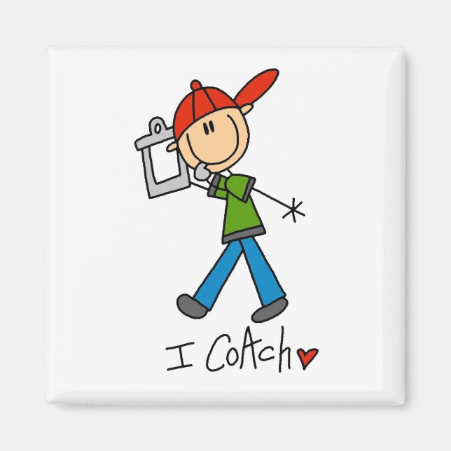 Íman Eu treino camisetas e presentes (Frente)