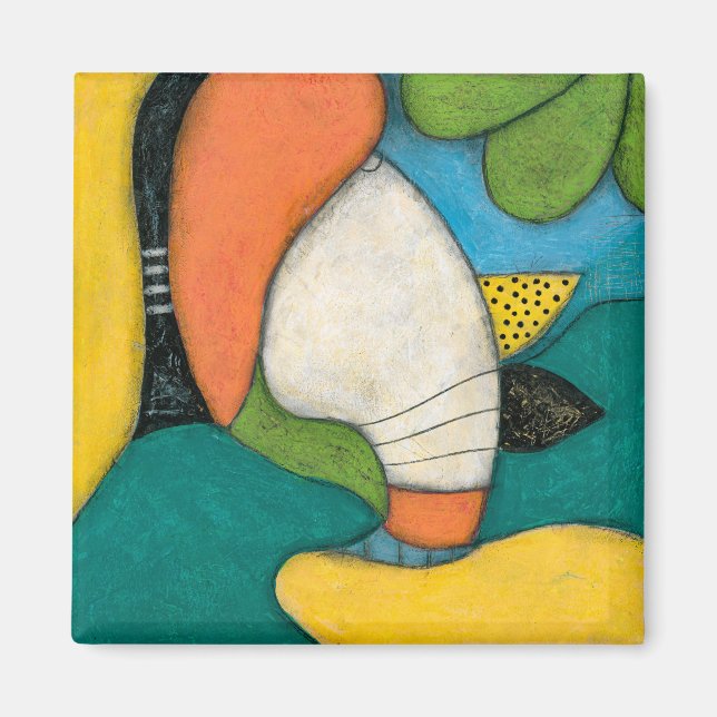 Íman Eu Uma Vez Vivi Em Tortola Refrigerator Magnet (Frente)