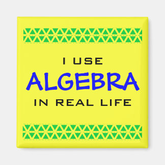 ÍMAN EU USO ALGEBRA NA VIDA REAL