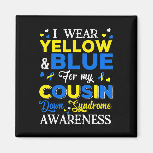 Íman Eu Uso Azul e Amarelo Pelo Meu Primo Com Síndrome 