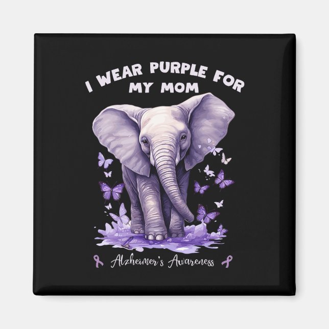 Íman Eu Uso Roxo Pelo Elefante Para Minha Mãe Heimerhei (Frente)