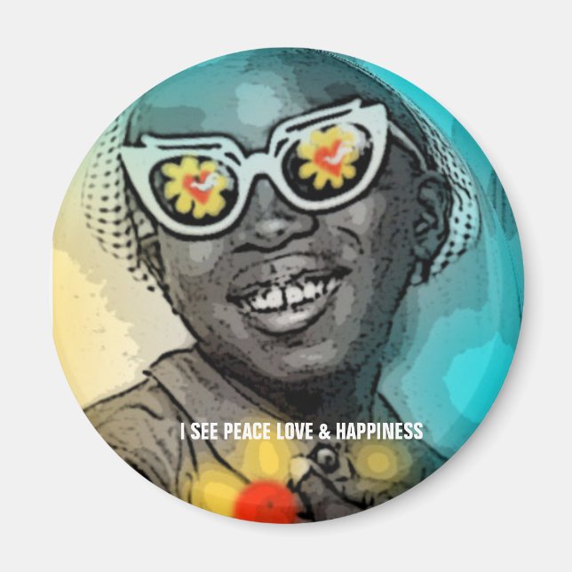 ÍMAN EU VEJO A PAZ AMOR E FELICIDADE (Frente)