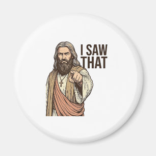 Íman Eu Vi Aquele Ponto Religioso Gravura Vintage Camis