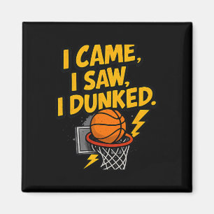 Íman Eu Vim Eu Vi Eu Dunked Esboço Desenho Gráfico Punh