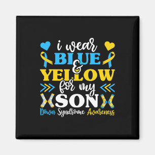 Íman Eu Visto Azul E Amarelo Para O Meu Filho Pai Mãe