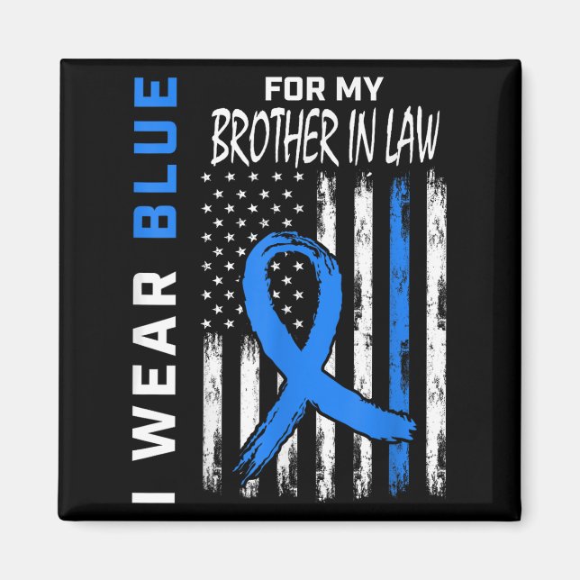 Íman Eu Visto Azul Para Meu Irmão Em Direito Diabetes A (Frente)