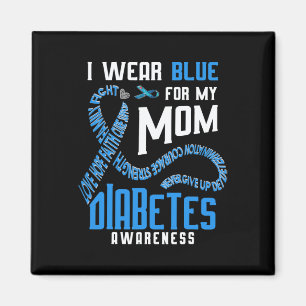 Íman Eu Visto Azul Para Minha Mãe Sensibilizar A Diabet