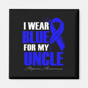 Íman Eu Visto Azul Para Minha Pena De Tio Alopecia