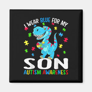 Íman Eu Visto Azul Para O Meu Filho Autismo Sensibiliza