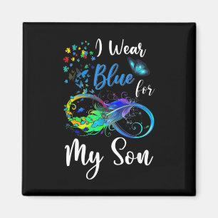 Íman Eu Visto Azul para o Meu Filho Autismo Sensibiliza