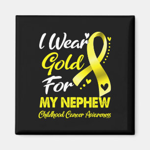 Íman Eu Visto Dourado para o Cancer de infância do meu 