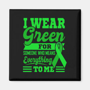 Íman Eu VISTO GREEN World Cancer Day Oferecer Fita Verd
