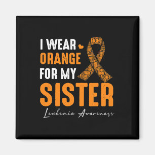 Íman Eu Visto Laranja Para Minha Irmã Cancer De Leucemi