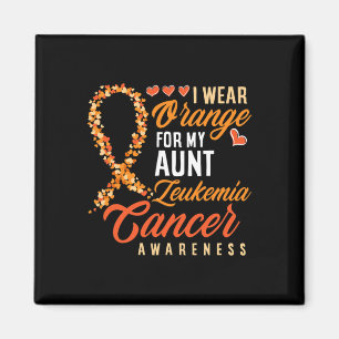 Íman Eu Visto Laranja Para Minha Tia Leucemia Cancer Aw