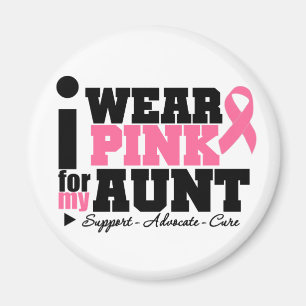 Íman Eu visto o apoio cor-de-rosa da fita para minha ti