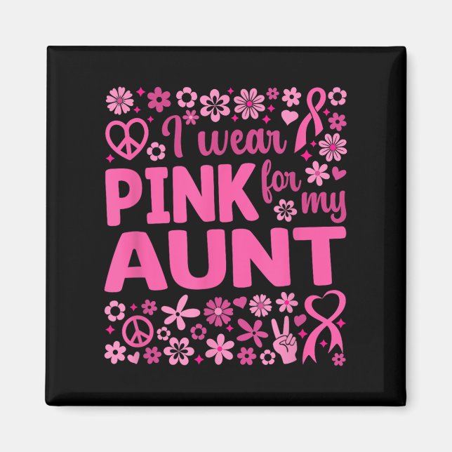 Íman Eu Visto Rosa Para Minha Tia Sensibilização Para O (Frente)