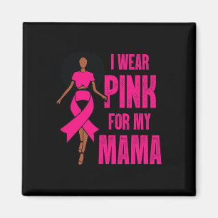 Íman Eu Visto Rosa Para O Cancer Da Mama Negra