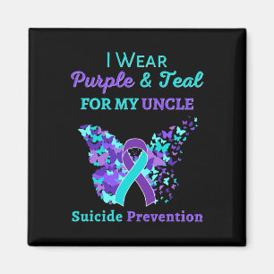 Íman Eu Visto Roxo E Teal Para O Meu Tio Suicídio Preve