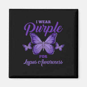 Íman Eu Visto Roxo Para A Consciencialização Do Lupus C