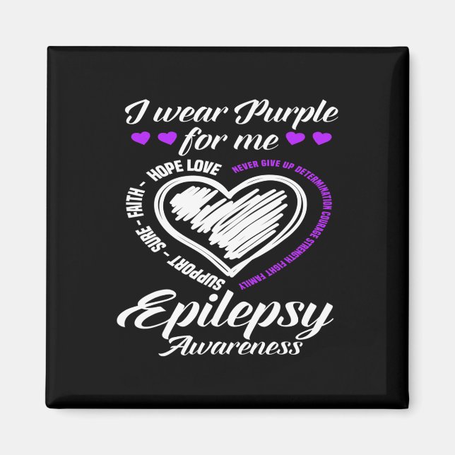 Íman Eu Visto Roxo Para Mim Guerreiro Combatendo Epilep (Frente)