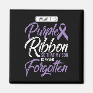 Íman Eu Visto Roxo Para O Meu Filho Sensibilização Inte