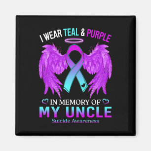 Íman Eu Visto Roxo Teal Em Memória Do Tio Suicídio Em G