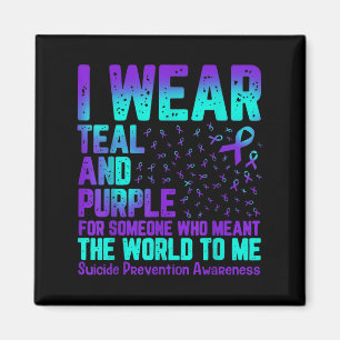 Íman Eu Visto Teal E Roxo Para Alguém Que Quer Dizer O