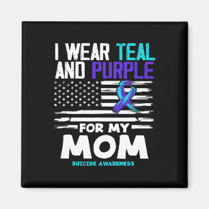 Íman Eu Visto Teal E Roxo Para Minha Mãe, Awarenes Suic