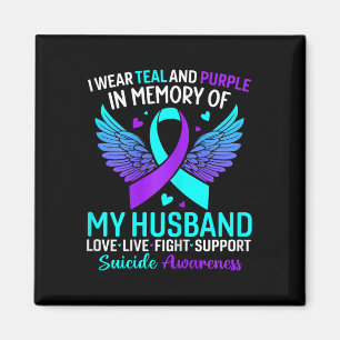 Íman Eu Visto Teal E Roxo Para O Meu Marido.