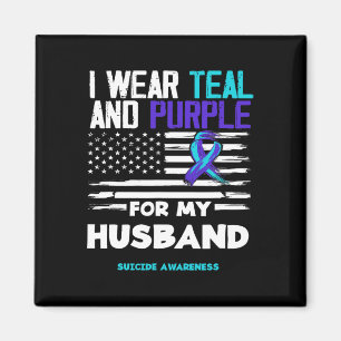 Íman Eu Visto Teal E Roxo Para O Meu Marido, Suicídio,