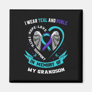 Íman Eu Visto Teal E Roxo Para O Meu Neto Suicídio Awa