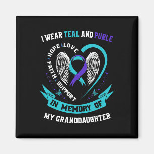 Íman Eu Visto Teal E Roxo Para O Suicídio Da Neta A