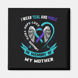 Íman Eu Visto Teal E Roxo Pela Minha Mãe Suicídio A